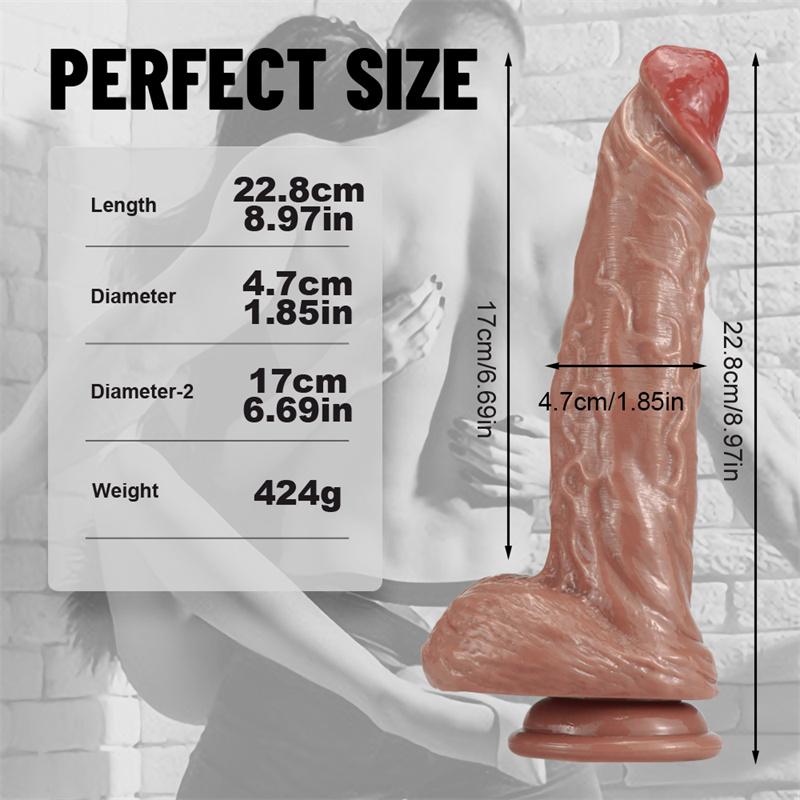 Female Dragon Root Dildo Oversized Super Rough Model Dildo Masturbator