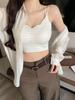 Camisole mit Kreuzschnürung am Rücken gegen Durchscheinen: Gesammelt, Atmungsaktiv, Sexy, Langes Frühjahrs-Sommer-Layer.