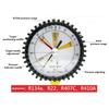 Pomya Pressure Gauge, Nitrogen Measurement Compression Gauge, Suitable for R134a, R22, R407C, and R410A Refrigeration Equipment
