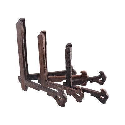 Kitchen Wooden Picture Bracket 3-7inch Plate Holder Photo Frame Stand Display Stand Easels
