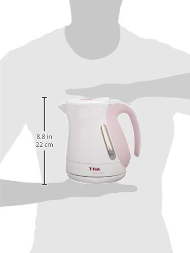 T-fal Justin Plus Kettle, 1.2L, Sugar Pink, Large Capacity, Boil-Dry Prevention, Automatic Power-Off, Water Heater, KO340178