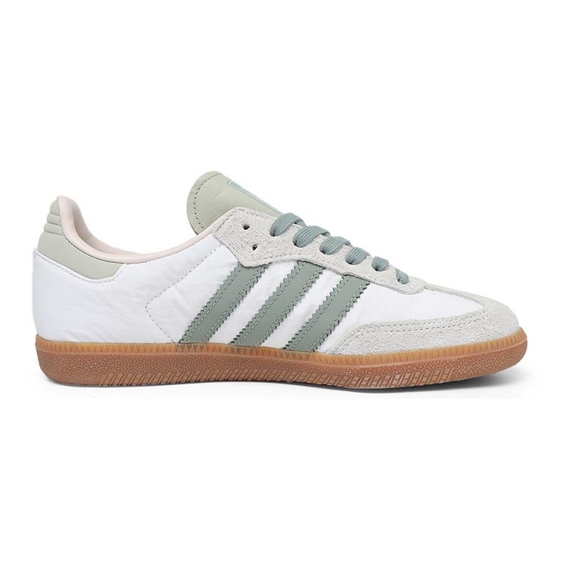 adidas Samba OG White Silver Green Women Sneakers Cloud-White Putty-Mauve ID0492