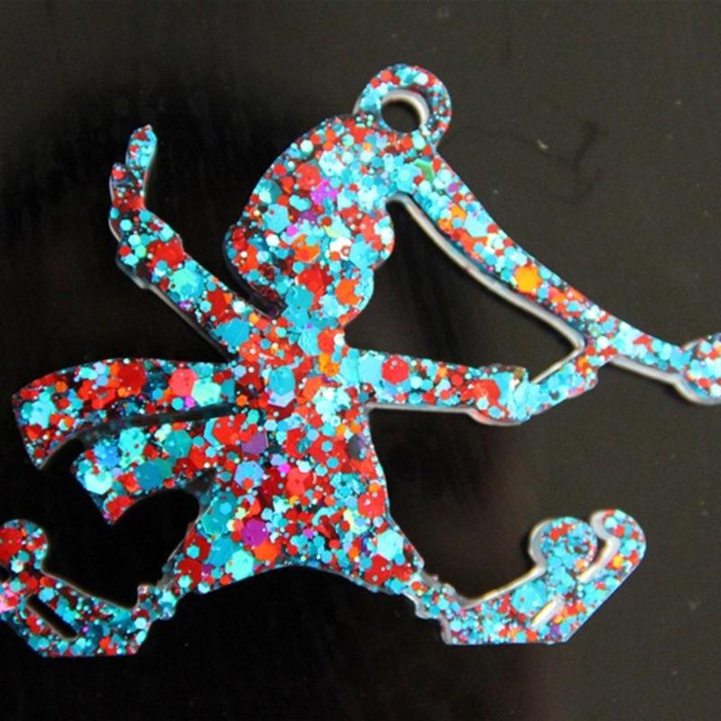 Silicone Elf Pendant Mold Easy Demolding Epoxy Mould For Handmade Jewelry Keychains Christmas Tree Ornaments