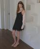 Tabert Satine Midi Lace Dress - Black