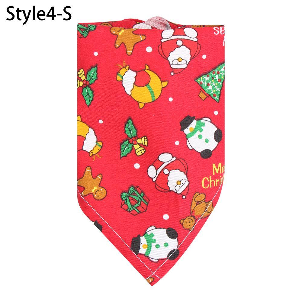 Cute Triangle Scarf Neckerchief Pet Collars Dog Scarf Cat Neck Scarf Pet Bandanas Christmas Style