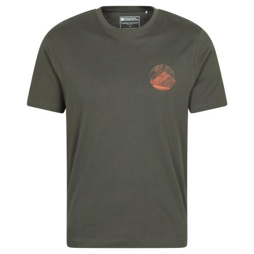 Mountain Warehouse Mens Mountain Grid T-Shirt