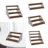Elegant Wooden Display Rack for Organizing Dessert Jewels and Action Figurines