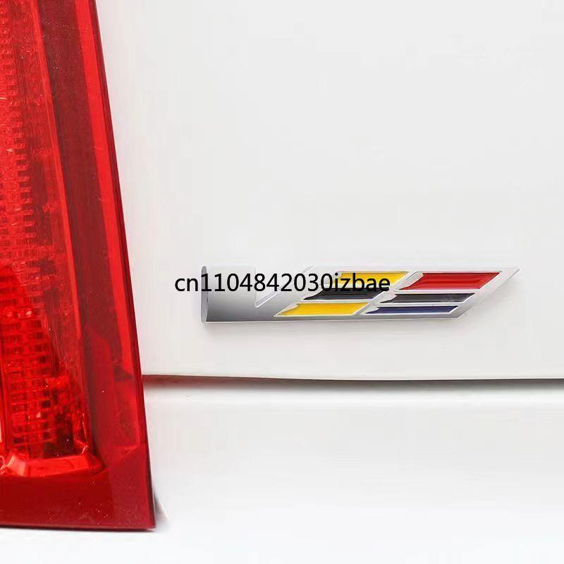 Side or trunk Metal Emblem Car Sticker V logo Badge for Cadillac ATS SRX SRX4 ATSL CT4 CT5 CT6 XT4 XT5 XT6 CTS Accessories