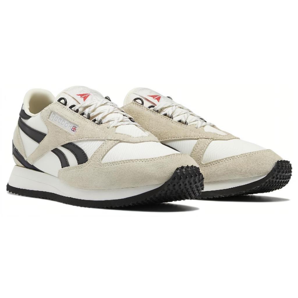 Reebok Victory Nylon Retro Shock Absorbing Durable Breathable Lightweight Low Top Casual Shoes Unisex Sneaker Off-White Black GW3806