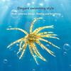 4Pcs Floating Sea Urchin Soft Lure Tentacle Creature Lure TPR Finesse Bait Brown