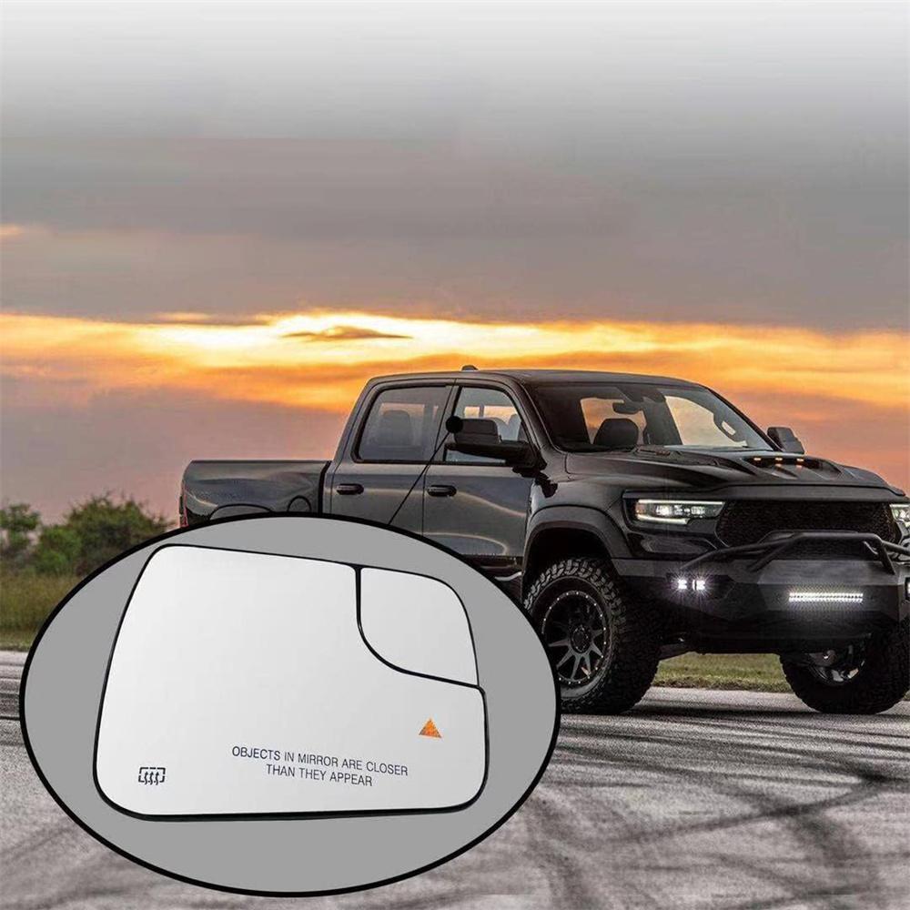 Right Side Power Heated Mirror Glass w/ Blind Spot For Dodge Ram 1500 2020-2022
