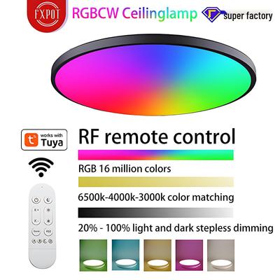 Tuya Smart WiFi Dimmable Alexa Voice-Controlled Ultra-Thin Ceiling Lamp