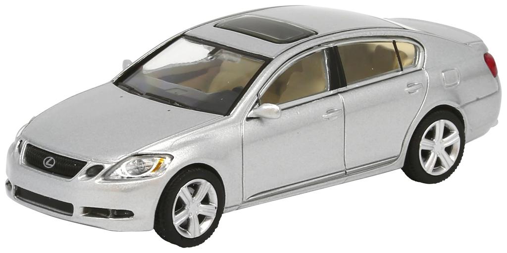 Genesis Company MODEL 1 Scale Lexus GS300 Millennium Silver Metallic LHD Finished Model C33223 1/64