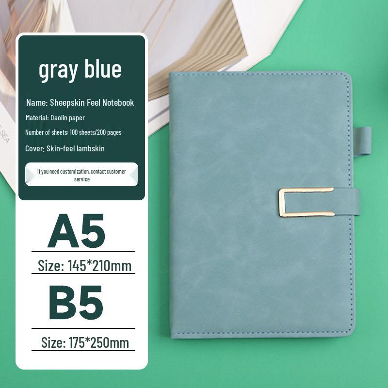 A5 Custom Logo Business Notepad Set with Magnetic Buckle