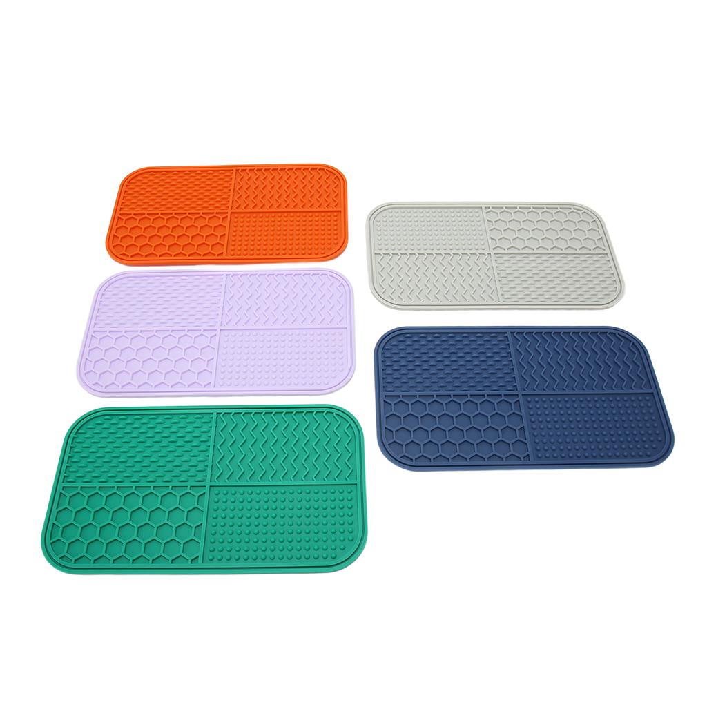 Vantuzlu Evcil Hayvan Yalama Matı Boğulmayı Önler Silikon Yavaş Besleyici Köpek Fıstık Ezmeli Yalama Pedi için