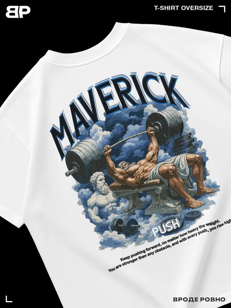Oversized T-Shirt PUSH Bodybuilding Bench Press