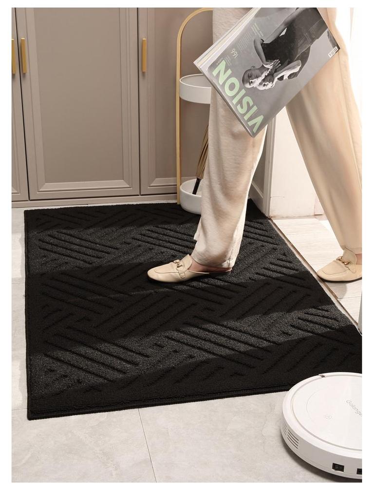 Wear-Resistant Retro Wabi-Sabi Living Room Carpet: Dirt-Resistant, Easy-Clean Entrance & Hallway Mat