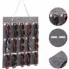 2Pcs Felt Sunglasses Display Hanging Bag 15 Slots Glasses Organizer Hairhoop Storage Holder  Rack