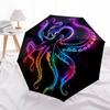 1pc Neon Octopus Automatic Open/Close Umbrella Compact Folding Umbrella, All-Season Portable Umbrella for Women/Men143