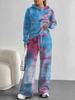 Camouflage European and American Autumn and Winter Casual Long-sleeved Suit Women's Hooded Sweater Trousers Two-piece Set