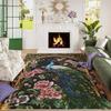 Living Room Peacock Carpet Non Slip Floor Mat Living Room Bedroom Floor Mat Sofa Tea Table Mat