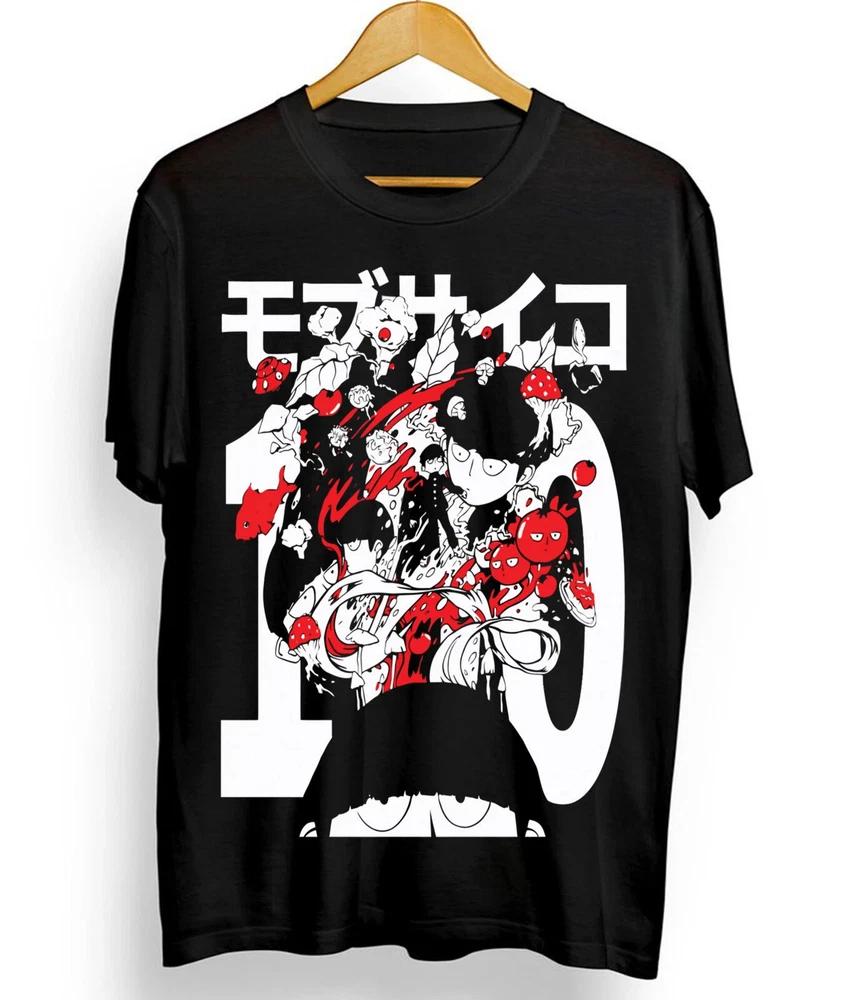 Mob Psycho 100 TShirtShigeo Kageyama TShirtDimple And MobAnime Tee Black S
