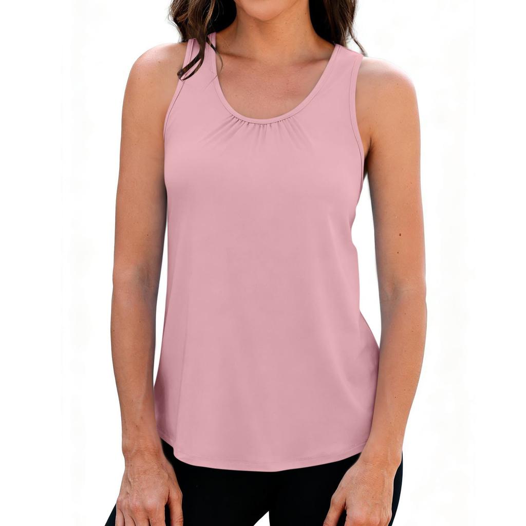 European and American cross-border women's yoga tank quick-dry breathable sports running fitness top sleeveless casual women's wear