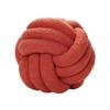 Plush Knot Ball Pillow Diameter 22cm Room Decoration for sofa Couch Brown