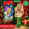 Halloween Lamp LED Glow Sticks with Sound Santa Claus Mini Handheld Night Lights  Christmas Party