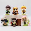 Cute And Colorful Demon Slayer Figures With Tanjiro Nezuko Zenitsu In Pvc Material