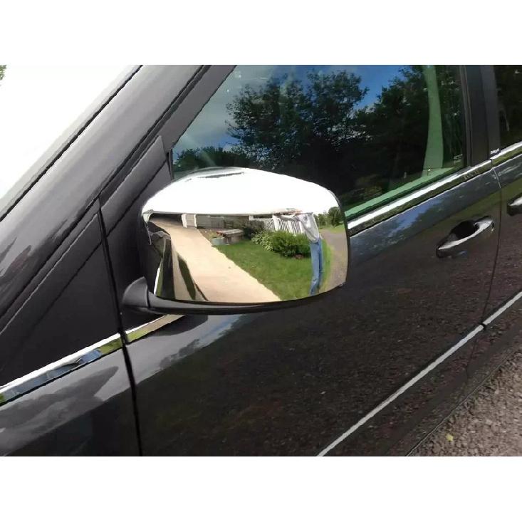 Dla Dodge Grand Caravan Chrysler Town Country 2008-2016 ABS Chromowana Osłona Lusterka Bocznego Tylnego Pokrywa Skrzydła Obudowa Drzwi Listwa
