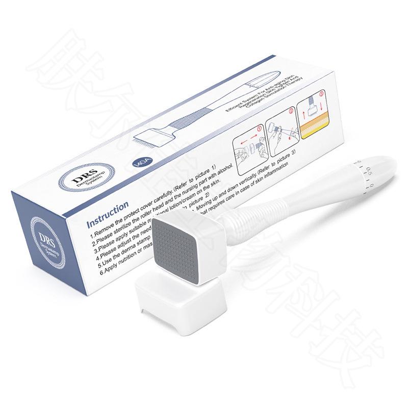 Press-Type Adjustable Microneedle Roller for Hydrating and Hair Growth - DRS140A Stamp Beauty Device