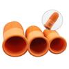 Multi-purpose Non-slip Finger Cover Natural Rubber Orange Finger Cots  Finger Craft