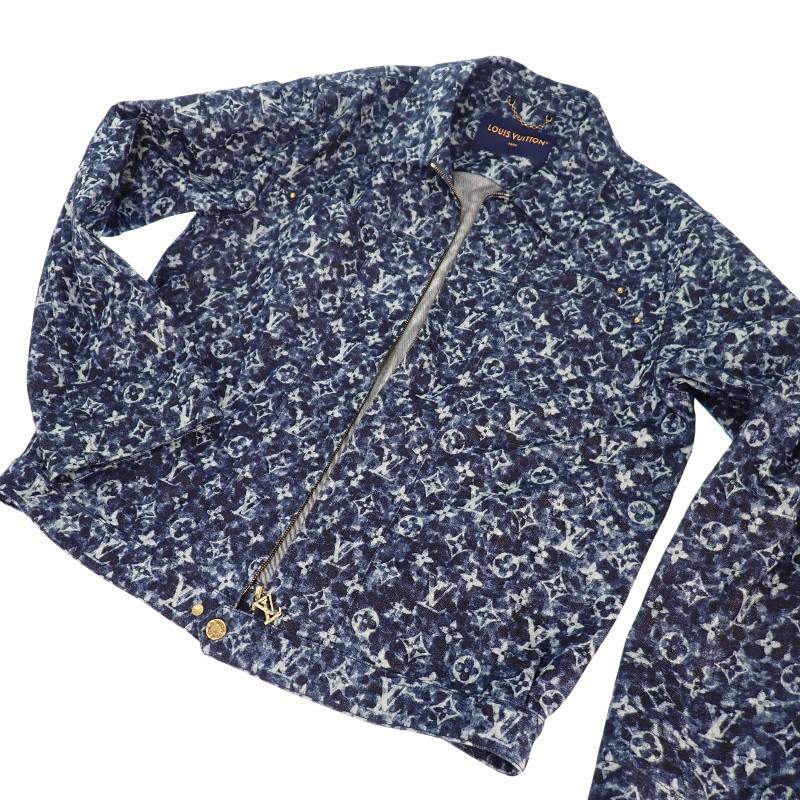 LOUIS VUITTON  54 Denim Jacket blue/Indigo cotton/Polyurethane mens