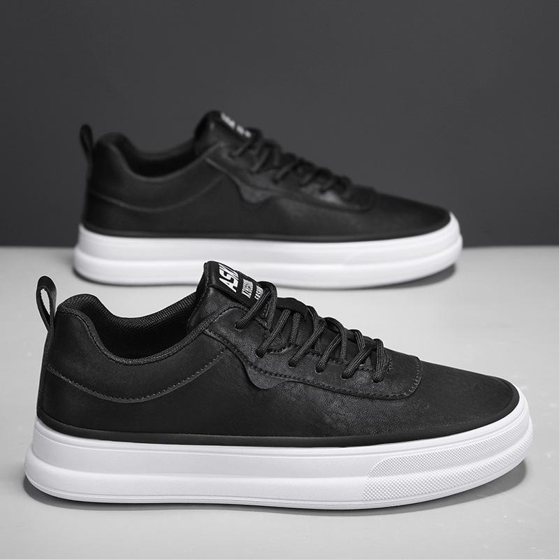 Board shoes men's 2025 new spring simple foreign trade work shoes Korean version of versatile men's casual shoes