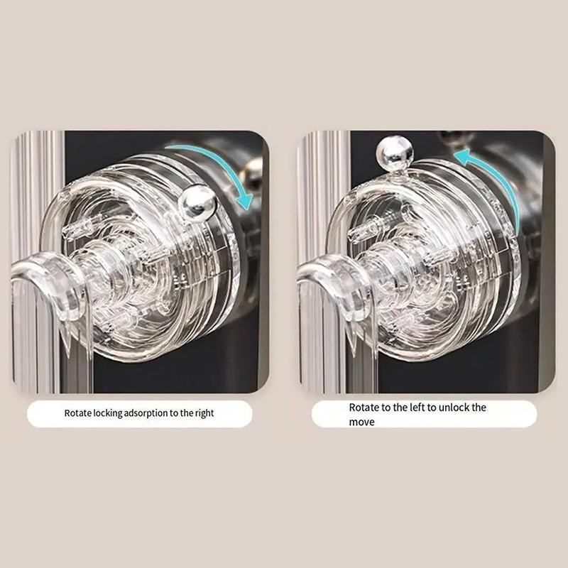 Waterproof Suction Cup Door Handle Anti-Slip Reusable Sliding Door Handle Removable Bathroom Wardrobe Door Handle
