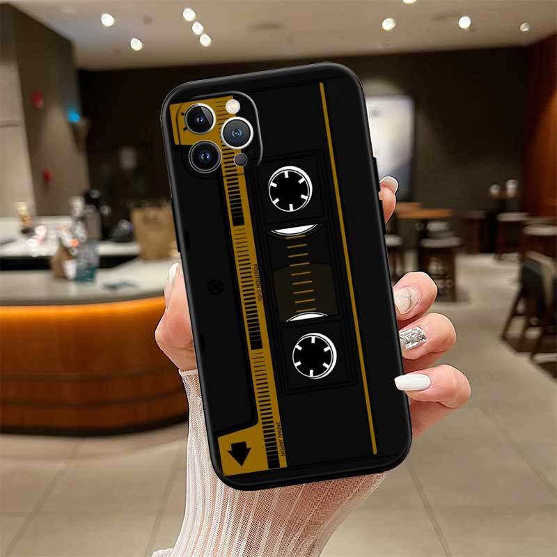 Cassette Vintage Tape Phone Case for Redmi Note 12 12S 12C 13 13C 13R 14 14S 14R 14C 11A 13X A3 A3X A4 A5 Pro Max Plus