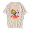 T-shirt Rainbow Brite Stampa Cartone Animato Carina Vintage per Primavera Estate Cotone Puro Girocollo Unisex T-shirt Magliette Top