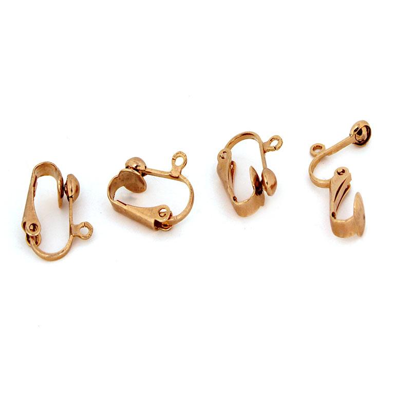 10Pcs Stainless Steel Ear Clips Findings Body Jewelry Ear Cuffs Ear Clips No Piercing Earrings for Women DIY Jewelry Making