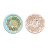 25mm Enamel Copper Head Without Handle Round-shaped Wax Sealing Copper Head Classic Vintage Invitation Envelope for Wedding Card