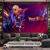 Wall Hanging Tapestry Custom NameLamine Yamal Pattern Personalized Printed Fabric Wall Decor