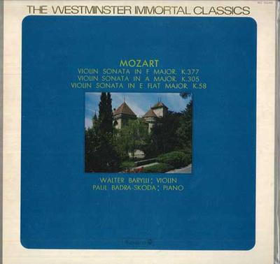 LP Record WALTER BARYLLI  Westminster Immortal Masterpiece S MZ5048PROMO WESTMINSTER Japan Classical Used