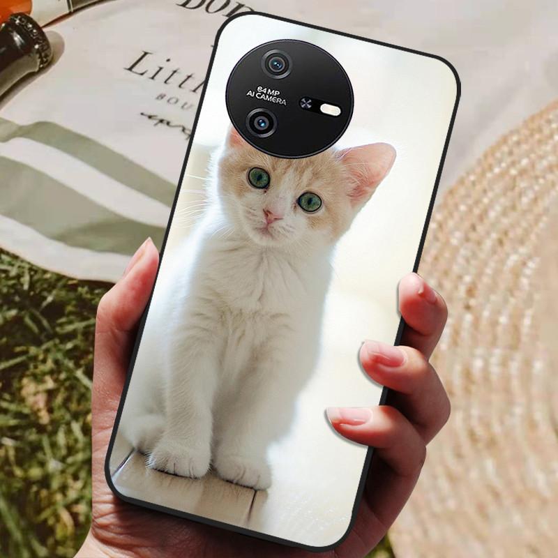 Per OSCAL TIGER 12 Custodia Silicone Morbido Lusso Antiurto Cover per Oscal Tiger 12 TPU Coque Gatto Carino Funda Shell Oscal Tiger12