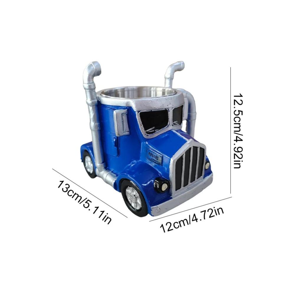 Semi-trailer Shaped Semi-Truck Coffee Mug Stainless Steel Coffee Cup  Car