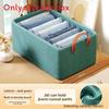 Home Storage Organizer With Foldable Fabric Bin For Clothing And Accessories