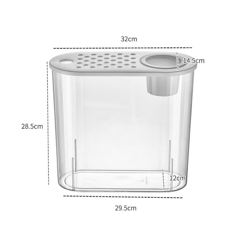 Acrylic Transparent Fish & Flower Arrangement Tank
