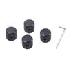 4pcs/set Metal Electric Guitar Volume Tone Control Knobs Buttons for Electric Guitar Bass Potentiometer 20x20x19mm
