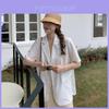 Chic Girl Korean High-quality Short-sleeve Suit Jacket Soft And Exquisite Fabric