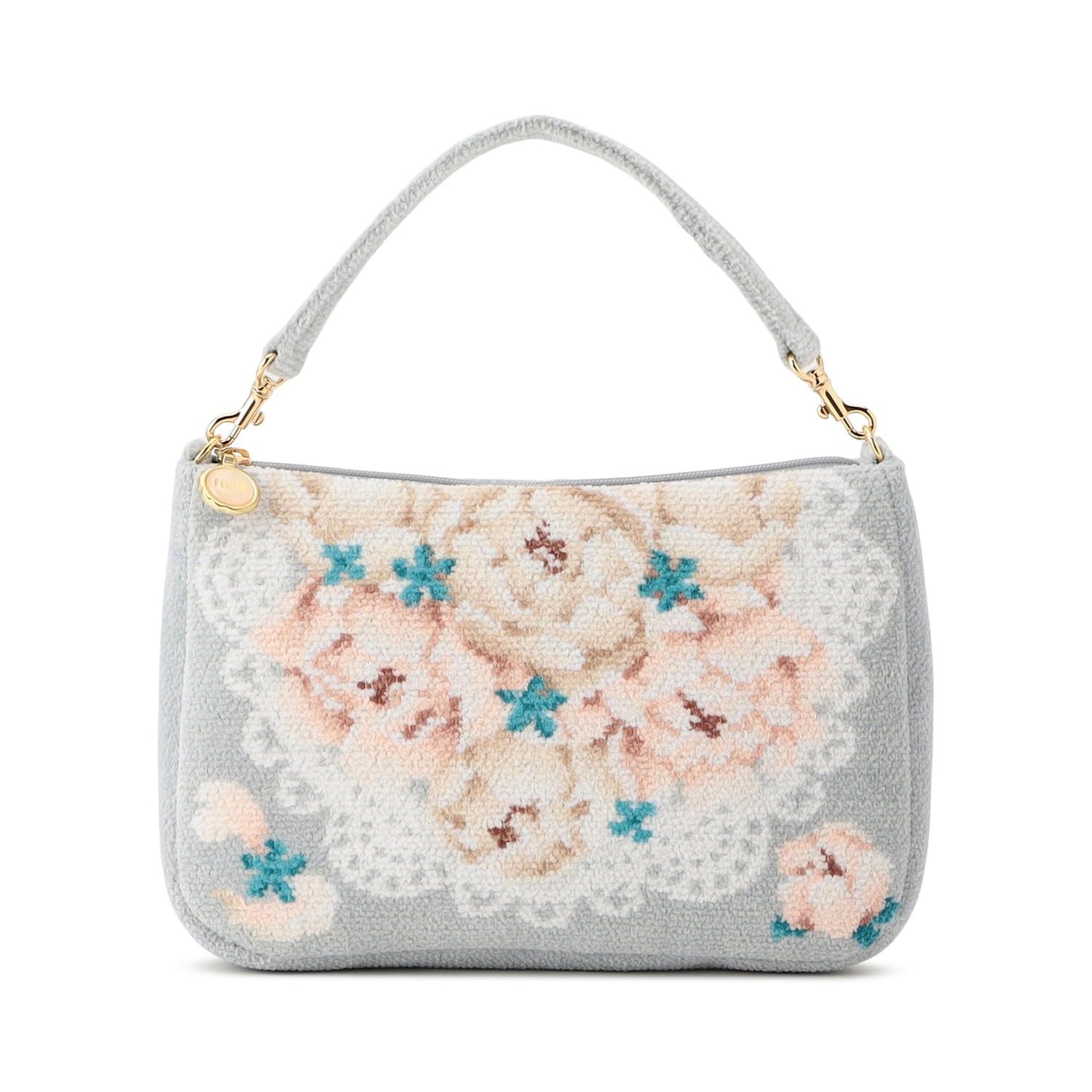 

bag Holy Peony Gray [Feiler] 2-way [1I1325111163110] HOY-251163 Women s сірий колір