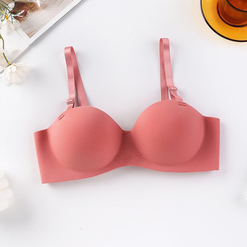 2022 Seamless Push-Up Bra for Women - Adjustable Spaghetti Straps, Side Support, Back Smoothing, No Underwire